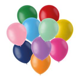 Lateksiilmapallot Sekalaiset V&auml;rit Matta 21cm 25 kpl
