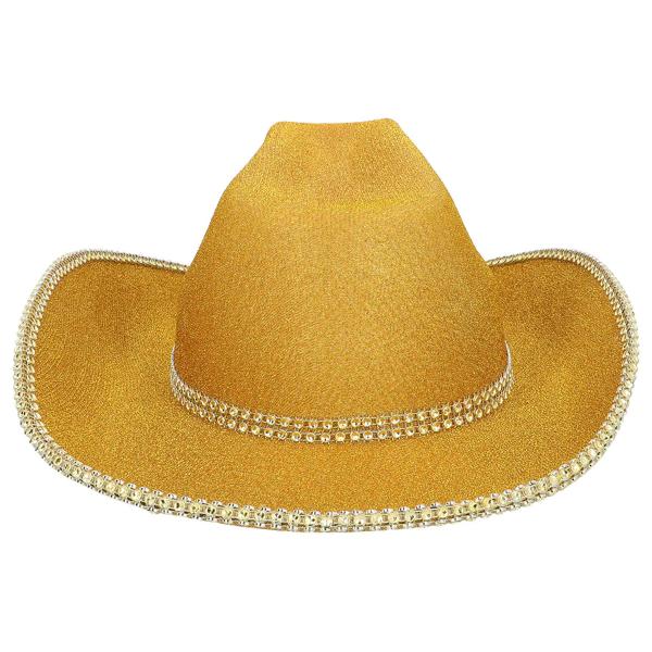Cowboyhattu Kimalteleva Kulta
