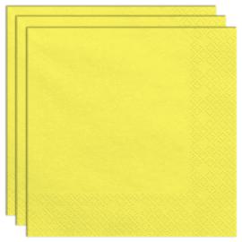 Paperiservetit Keltainen