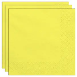 Paperiservetit Keltainen