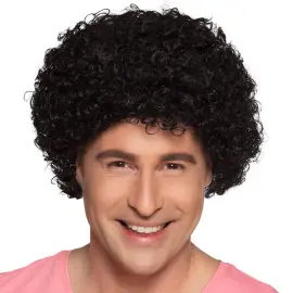 Musta Afroperuukki Lyhyt