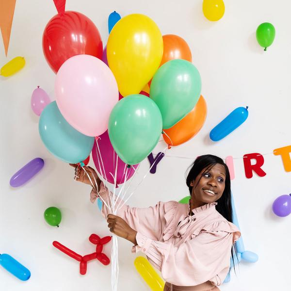 Lateksiilmapallot Sekalaiset Värit Matta 21cm