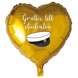 Sydämenmuotoinen Ilmapallo Grattis Till Studenten