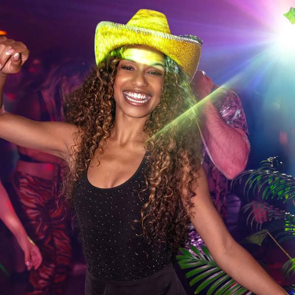 Cowboyhattu Kimalteleva Kulta