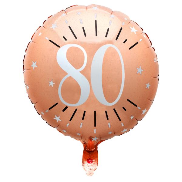 80 v Folioilmapallo Birthday Party Ruusukulta