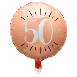 50 v Folioilmapallo Birthday Party Ruusukulta