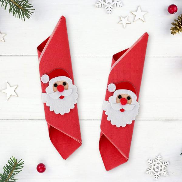 Lautasliinarenkaat Joulupukki 2 kpl