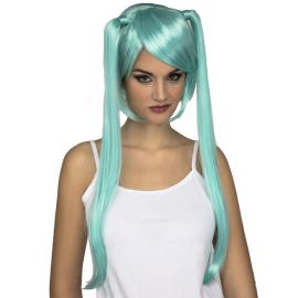 Cosplay Anime Peruukki Tupsujen Sininen