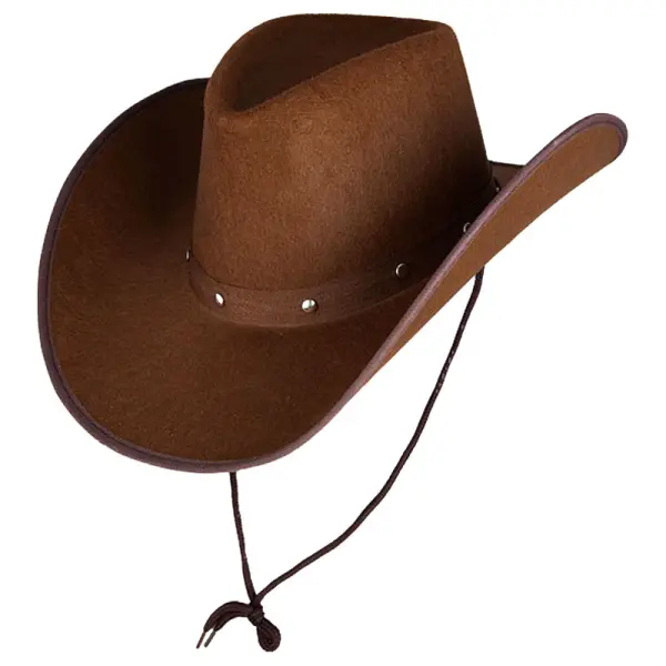 Cowboyhattu Ruskea