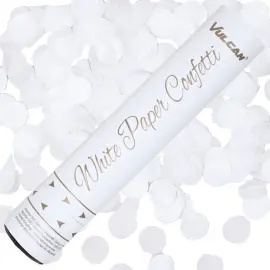 Konfettitykki Valkoinen 25 cm