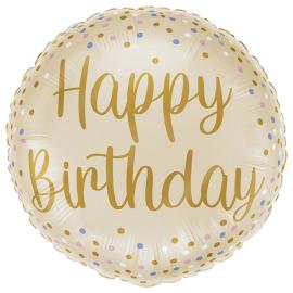 Folioilmapallo Happy Birthday Kermanv&auml;rinen 35 cm