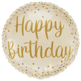 Folioilmapallo Happy Birthday Kermanv&auml;rinen 35 cm