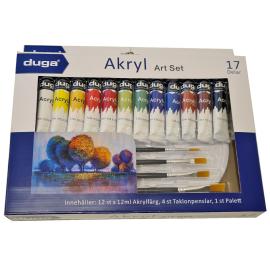 Akryylimaalit 17 kpl