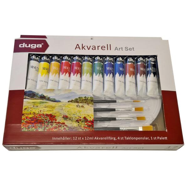 Akvarelli Setti 17 kpl