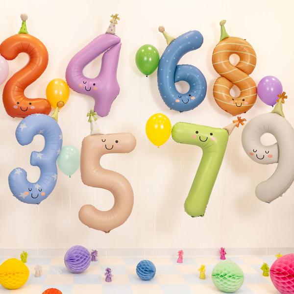 Numeroilmapallo Juhlahatulla 86 cm