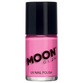 Moon Glow Neon UV Kynsilakka Pastelli Vaaleanpunainen