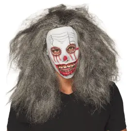 Zombie Clown Naamio Hiuksilla