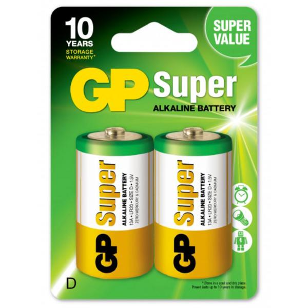 D-Paristot 2-pakkaus GP Super Alkaline