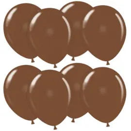 Mini-ilmapallot Mokanruskea 100-pakkaus