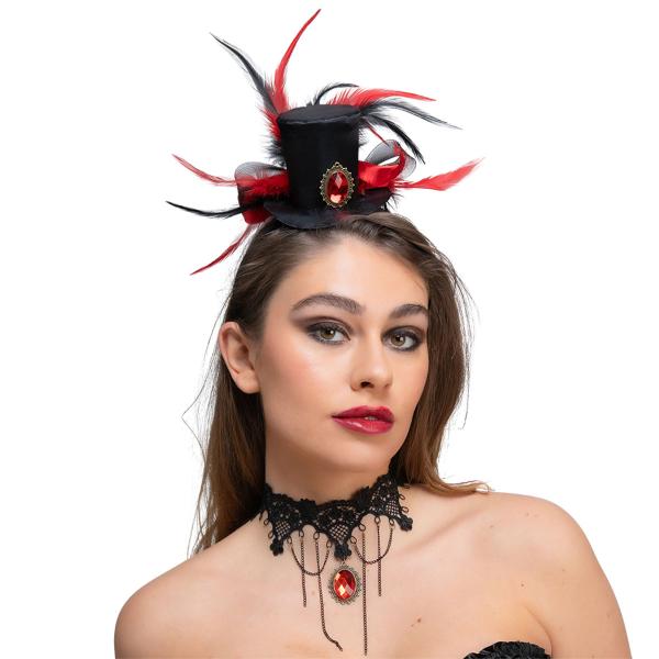 Vampyyri Mini Silinterihattu ja Kaulakoru