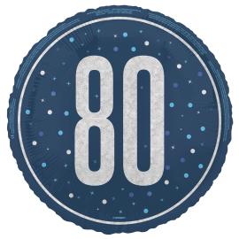 80 Vuotta Foliopallo Sininen & Hopea
