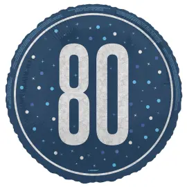 80 Vuotta Foliopallo Sininen & Hopea