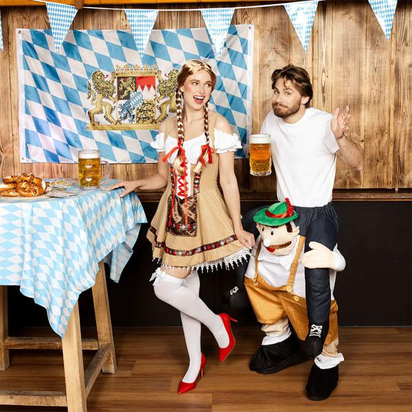 Lasinaluset Beer Party Sininen/Valkoinen