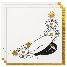 Servetit Ylioppilaslaki/Päivänkakkarat 16-kpl