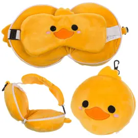 Ankka Plyysi Matkatyyny ja Silmänaamio