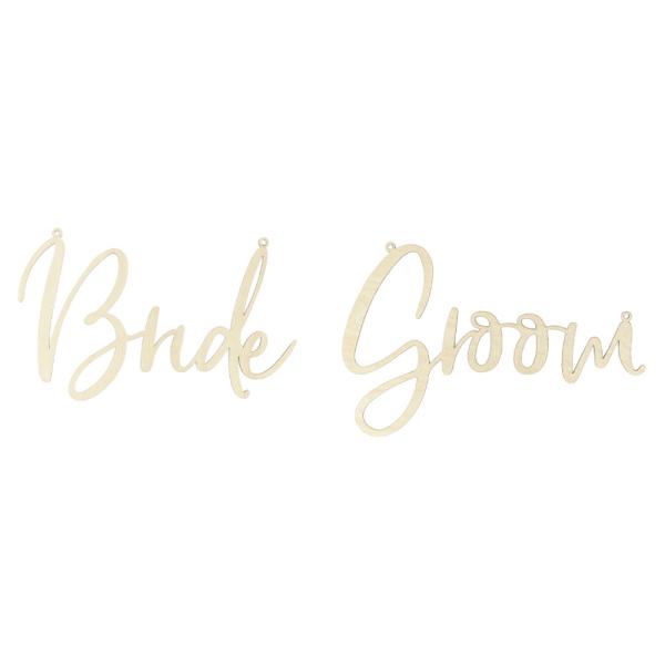 Puukyltit Bride and Groom