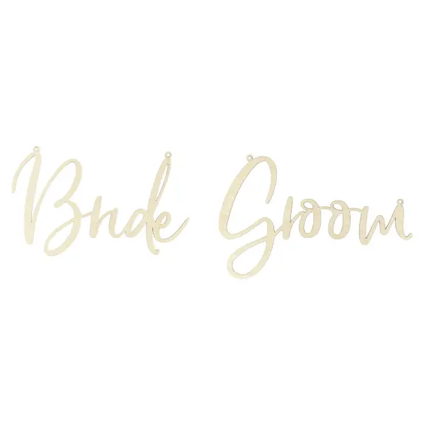 Puukyltit Bride and Groom