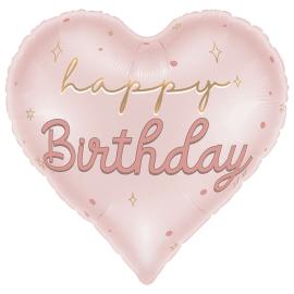 Folioilmapallo Syd&auml;n Happy Birthday