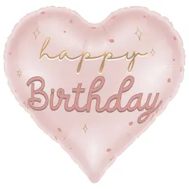 Folioilmapallo Syd&auml;n Happy Birthday