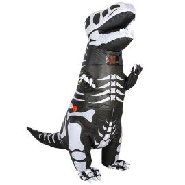 T&auml;ytett&auml;v&auml; Naamiaisasu T-Rex Luuranko