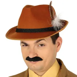 Ruskea Metsästyshattu Höyhenillä