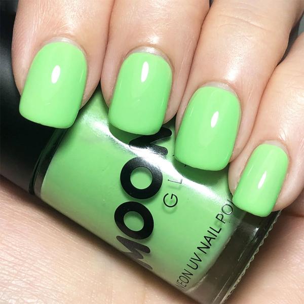 Moon Glow Neon UV Kynsilakka Pastelli Vihreä