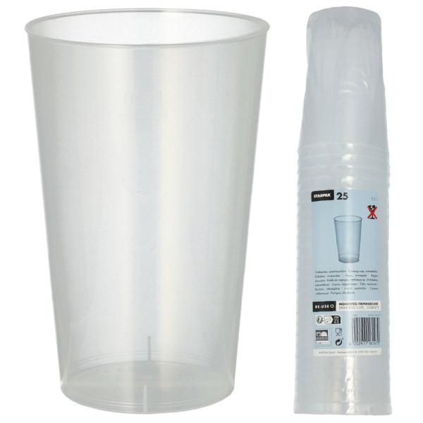 Muovilasit Uudelleenkäytettävät 30cl 25 kpl