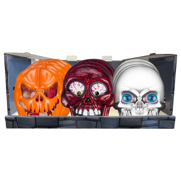 Luurankonaamio, mukana 175 g Karkkia