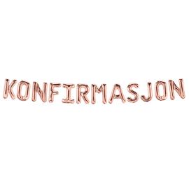 Ilmapallonauha Konfirmasjon Ruusukulta