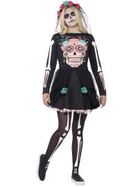 Day of the Dead Sugar Skull Naamiaisasu Lasten
