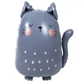 Folioilmapallo Harmaa Kissa