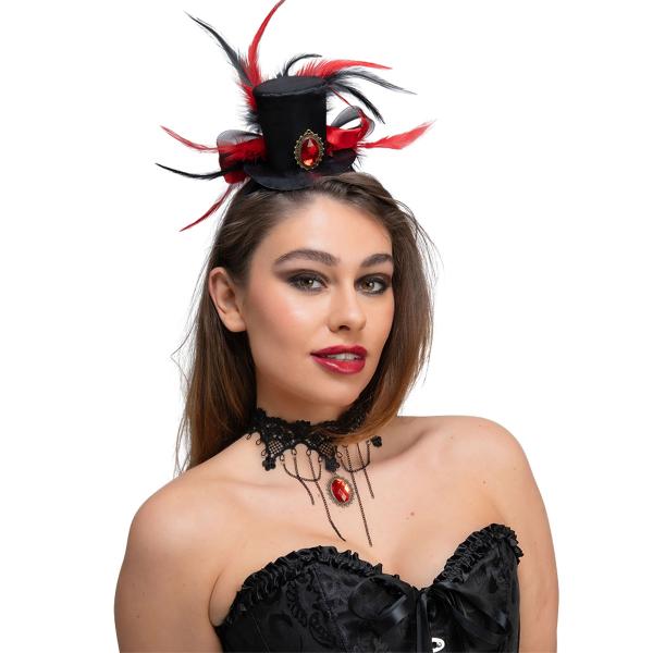 Vampyyri Mini Silinterihattu ja Kaulakoru