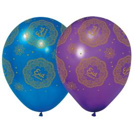 Eid Mubarak Lateksiilmapallot Mix 30cm 6 kpl
