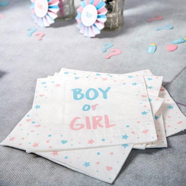 Servetit Boy or Girl 20 kpl