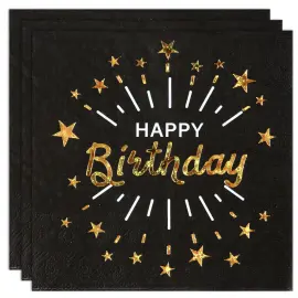 Lautasliinat Birthday Party Kulta