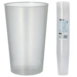 Muovilasit Uudelleenkäytettävät 50cl 30 kpl