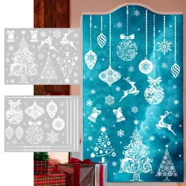 Joulu Ikkunatarrat Valkoinen