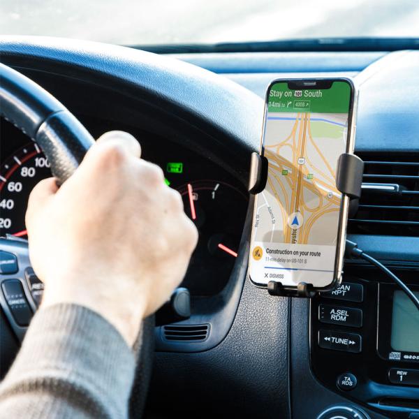 Matkapuhelinteline Langattomalla Latauksella Autoon