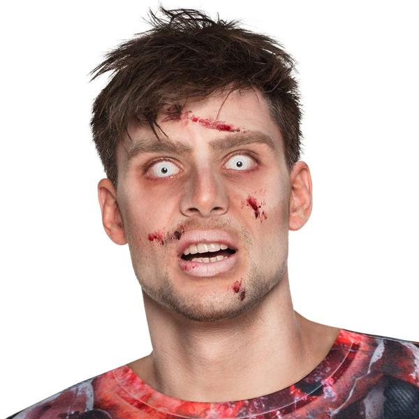 Piilolinssit Zombie Valkoinen