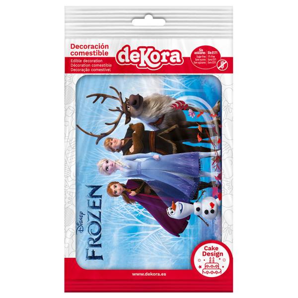 Kakkukuva Frozen Neliskanttinen